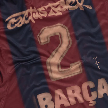 Barcelona x Travis Scott Home RetroSkeleton Jersey