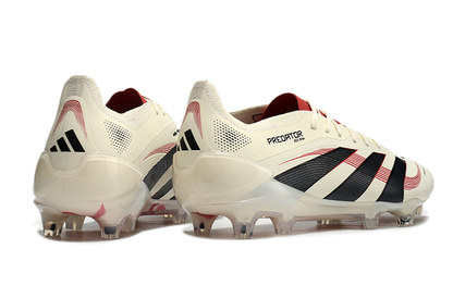 BOTA DE FUTBOL ADIDAS PREDATOR TONGUE FG ELITE - BLANCO/NEGRO