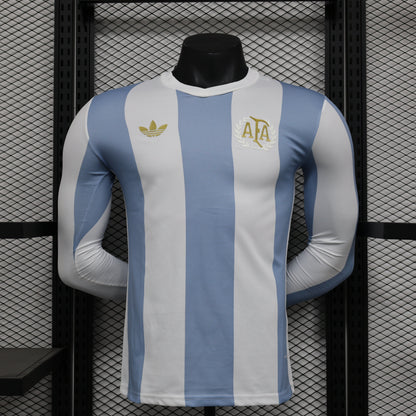 ARGENTINA 2025 ESPECIAL 50 AÑOS (VERSIÓN JUGADOR) MANGA LARGA