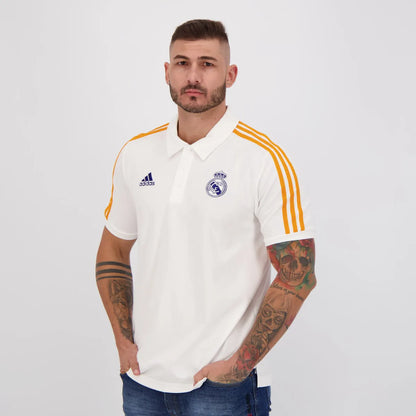 REAL MADRID Polo Hombre Entrenamiento Blanco 24/25
