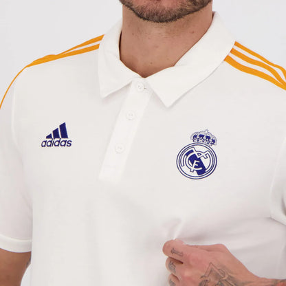 REAL MADRID Polo Hombre Entrenamiento Blanco 24/25